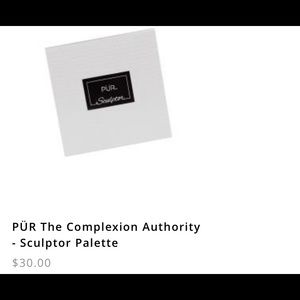 Pür sculpting face pallet